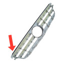 Frisos Grade Dianteira Mercedes W204 C250 C300 C350 Prateado