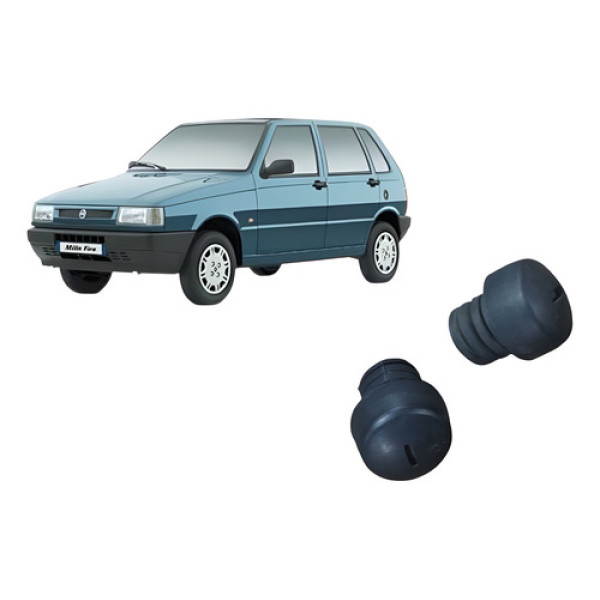 Par De Batentes Do Capô Fiat Uno Mille 2003