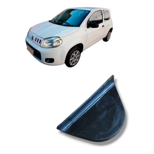 Tampão Direito Da Borracha Fiat Uno 2015 1.0 Vivace Flex 3p Branco