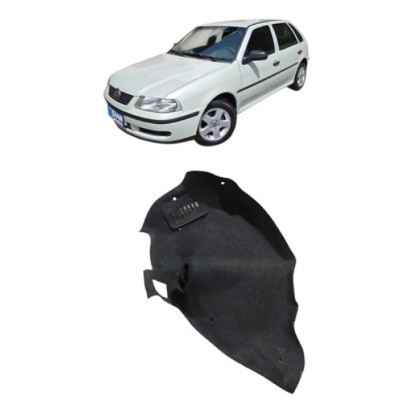 Carpê Forro Porta-mala Lado Direito Volkswagen Gol 2000 Prateado