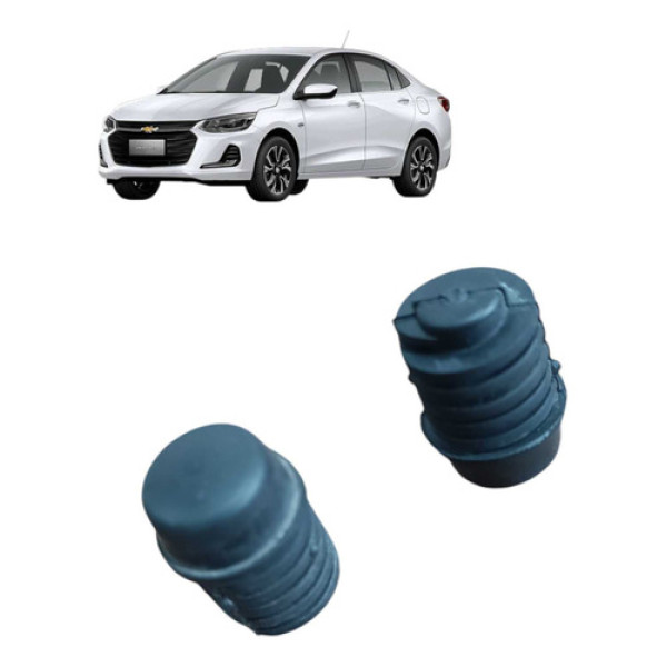  Borracha Regulagem Capô Chevrolet  Onix Plus Turbo 2024 Preto