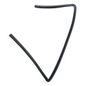 Borracha Canaleta Diant Esq Chevrolet Prisma 1.4 Eco Null
