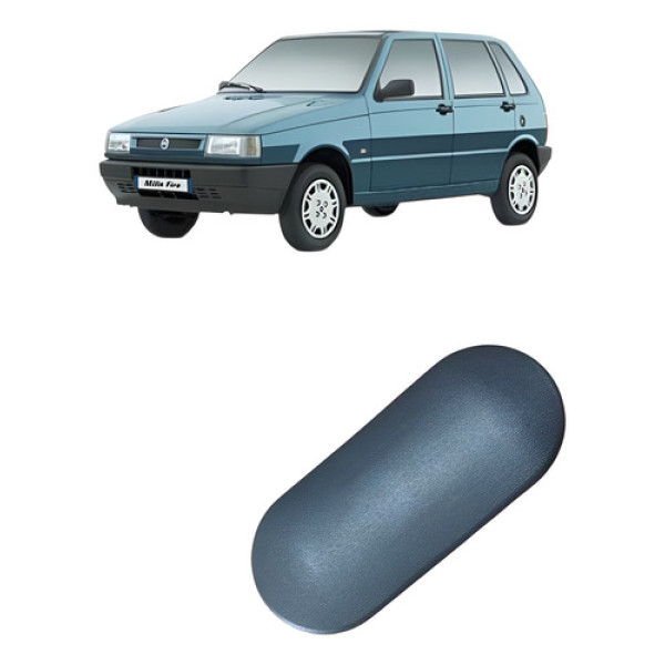 Tampa Acabamento Central Direito Fiat Uno Mille 2003 Preto