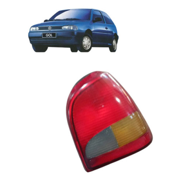 Farol Lanterna  Traseira Direita Do Volkswagen Gol 1996 Direito/passageiro Vermelho