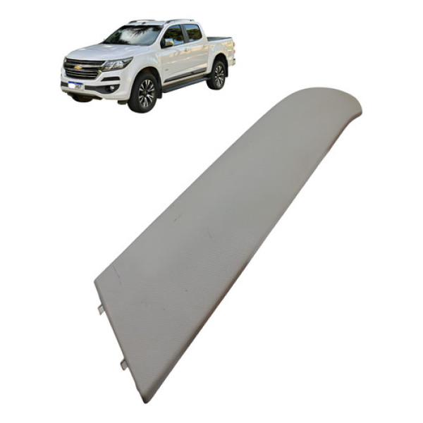 Moldura Interna Porta Tras Esq Chevrolet  S10 Ltz Fd4a 2018 Branco