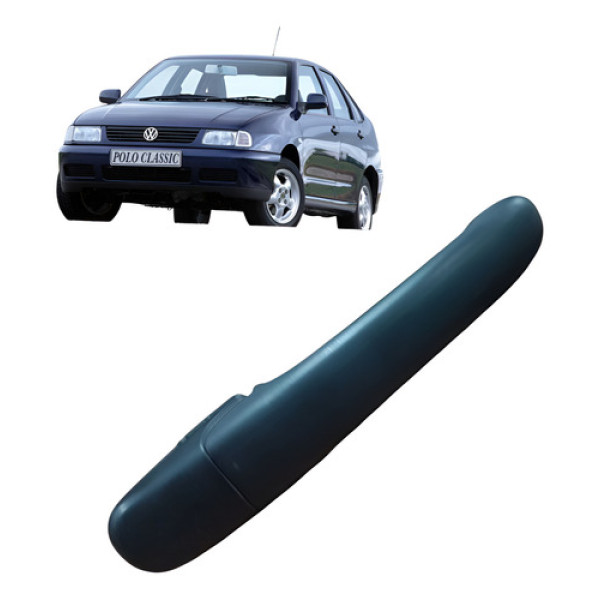 Maçaneta Externa Porta Traseira Direita Vw Polo Classic 1999 Prateado Traseira