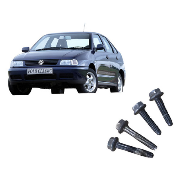 Parafuso Do Suporte Coxim Motor Volkswagen Polo Classic 1999 Prateado