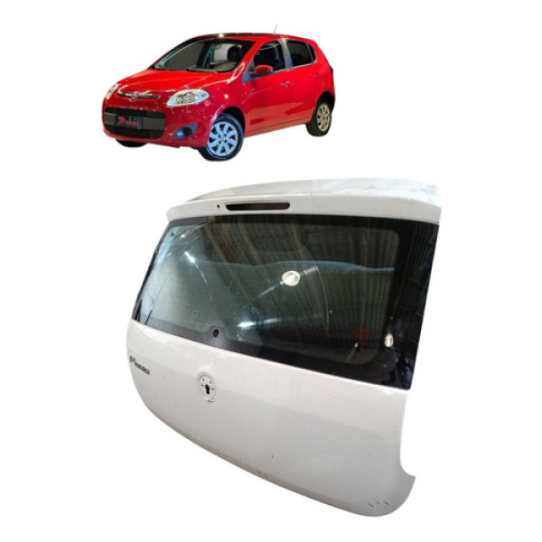 Tampa Traseira Fiat Palio Attract 1.0 2016 Branco