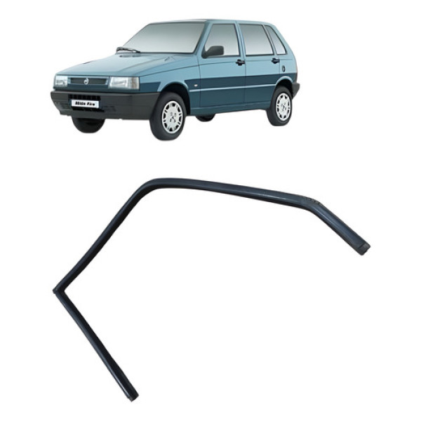 Borracha Guia Porta Dianteira Direita Fiat Uno Mille 2003