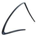 Borracha Canaleta Diant Esq Chevrolet Prisma 1.4 Eco Null