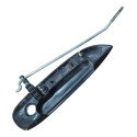 Maçaneta Externa Diant Esq Chevrolet Prisma 1.4 Eco Null Preto Dianteira