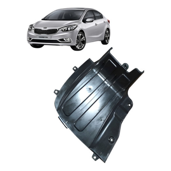 Acabamento Proteção Para-choque Tras Esq Kia Cerato 20-23 Preto