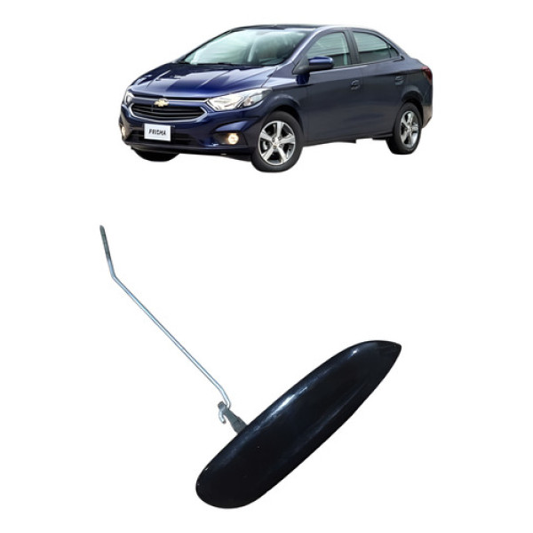 Maçaneta Externa Dianteira Direita Chevrolet Prisma 2017 Preto Dianteira