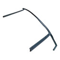 Borracha Friso Da Porta Dianteira Esquerda Tiggo Chery 2023 Preto