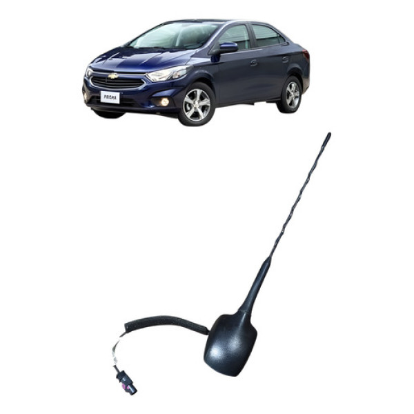 Antena De Teto Chevrolet Prisma 2017 Preto