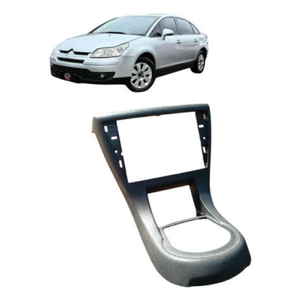 Moldura Console Central Citroën C4 Pallas 2008 Cinza