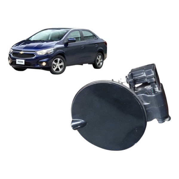 Tampa Portinhola Do Tanque Combustível Gmprisma 1.4 Eco Null Preto 2017