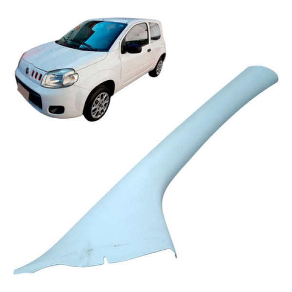 Acabamento Coluna Dianteira Direita Fiat Uno Vivace 1.0 2015 Branco