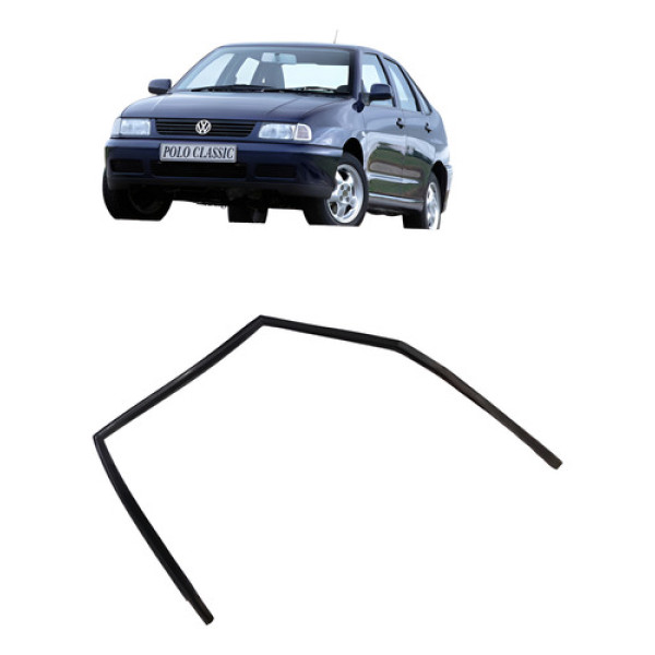 Borracha Guia Da Porta Tras Esq Vw Polo Classic 1999 Prateado