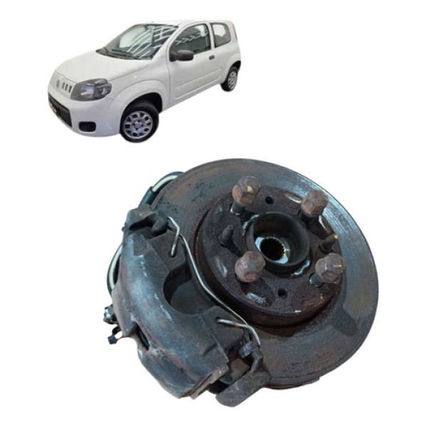 Cubo Montante Diant Esquerdo Do Fiat Uno Vivace 1.0 Ano 2015 Branco