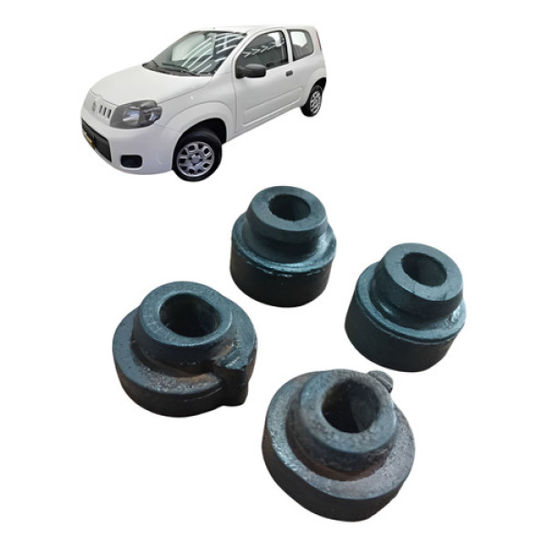 Borracha Coxim Do Suporte  Radiador Fiat Uno Vivace 1.0 2015 Branco