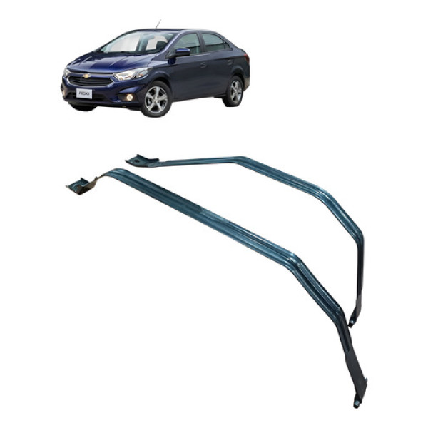Cinta Suporte Tanque De Combustível Gm Prisma 1.4 Eco Null Preto