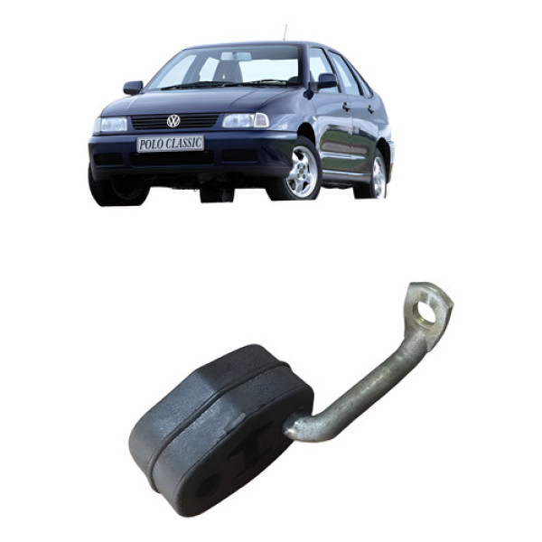 Suporte Coxim Com Borracha Escape Vw Polo Classic 1999