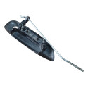 Maçaneta Externa Diant Esq Chevrolet Prisma 1.4 Eco Null Preto Dianteira