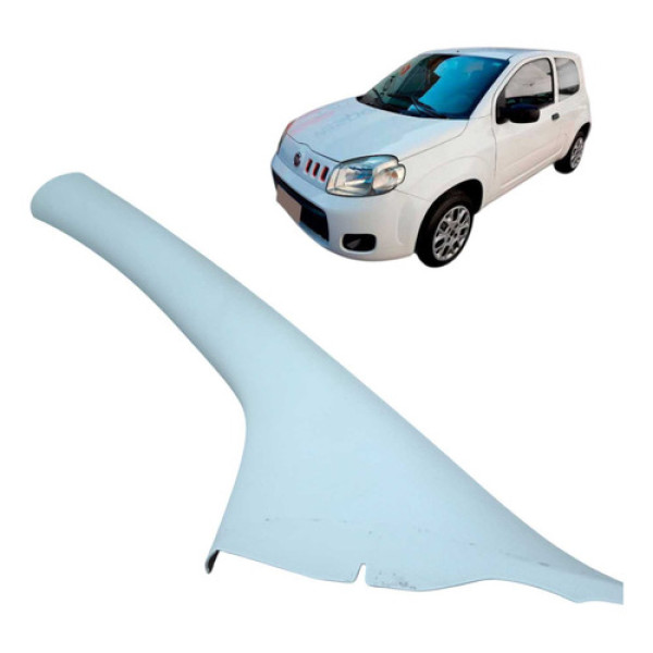 Acabamento Coluna Diante Esquerda Fiat Uno Vivace 1.0 2015 Branco