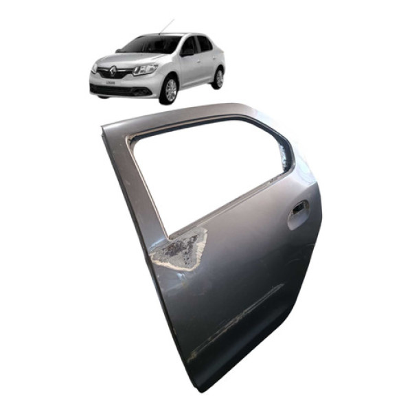 Porta Traseira Lado Esquerdo Renault Logan 1.6 2021 Traseira Esquerdo .