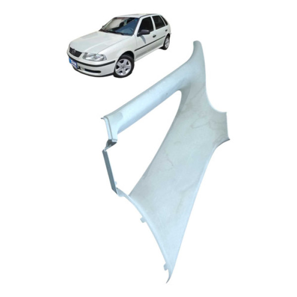 Moldura  Traseira Direita Do Volkswagen Gol 2000 Prateado