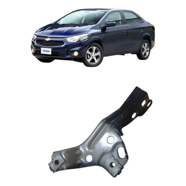 Suporte Paralama Dianteiro Direito Chevrolet Prisma 2017 Preto