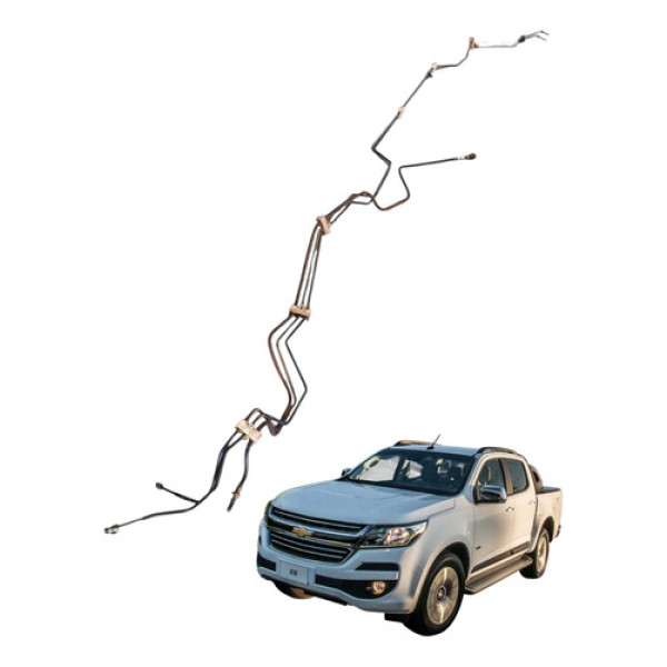 Cano De Freio Com O Do Tanque Chevrolet  S10 Ltz Fd4a 2018