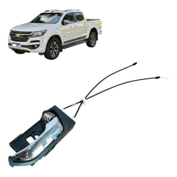 Maçaneta Interna Porta Tras Dir Chevrolet  S10 Ltz Fd4a 2018 Branco Traseira