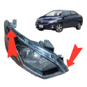 Farol Dianteiro Direito Com Detalhe Chevrolet Prisma 2017 Direito/passageiro