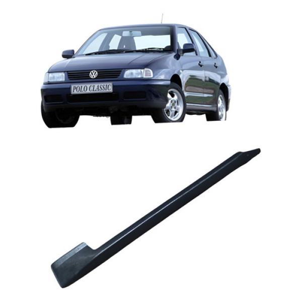 Acabamento Do Trilho Diant Esquerdo Vw Polo Classic 1999 Prateado