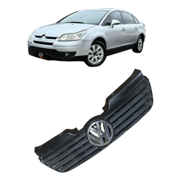 Grade Para-choque Volkswagen Gol 2000 Prateado Ambos Lados