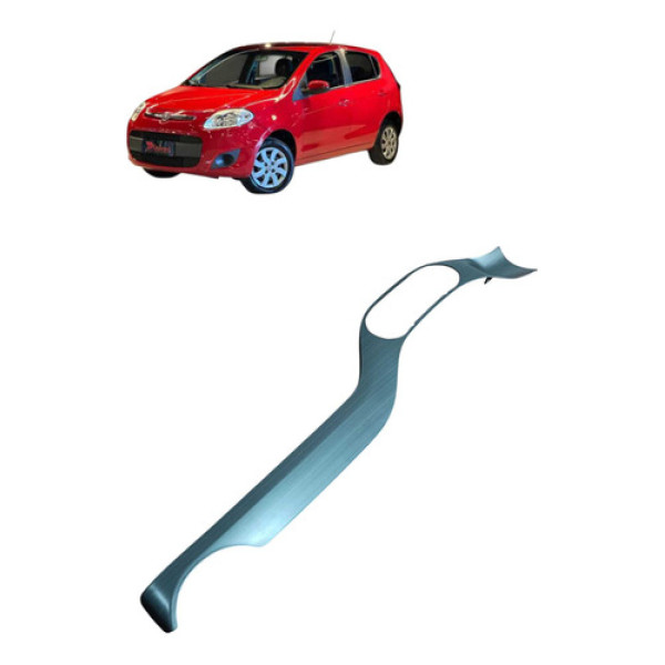 Moldura Acabamento Painel Central Fiat Palioattract 1.0 2016 Cinza
