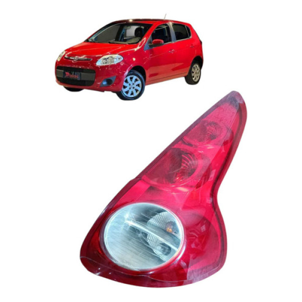 Lanterna Traseira Lado Direito Fiat Palio Attract 1.0 2016 Direito/passageiro Vermelho