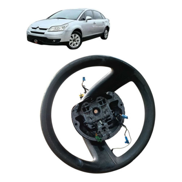Volante De Direção Do Citroën C4 Pallas 2008 Cinza
