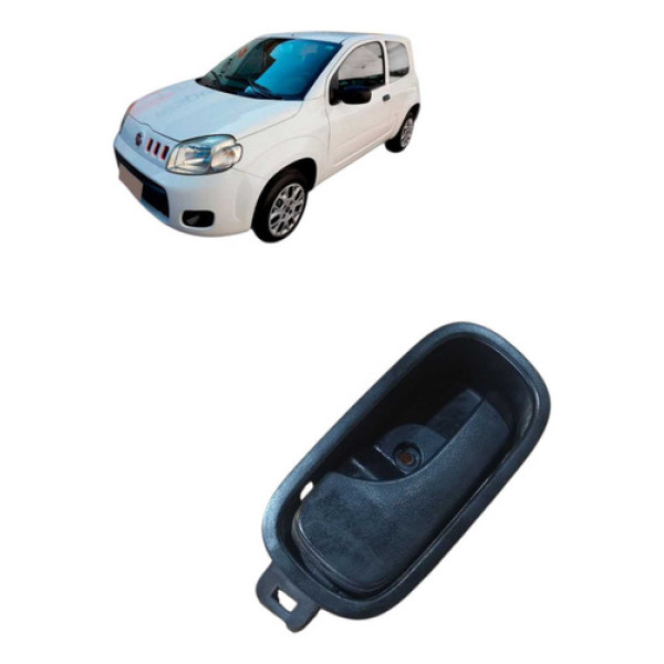Maçaneta Interna Diant Esquerda Fiat Uno Vivace 1.0 Ano 2015 Branco Dianteira