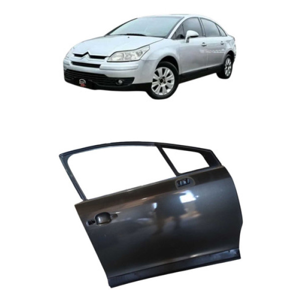 Porta Dianteira Direita Citroën C4 Pallas 2008 Dianteira Direito Cinza