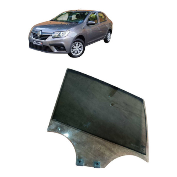 Vidro Porta Traseira Direita Renault Logan 1.6 2021