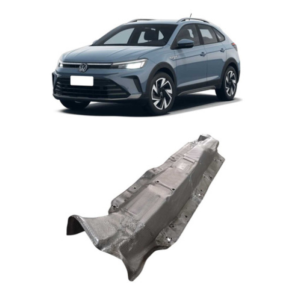Defletor Intermediário Do Escape Volkswagen Nivus 2025 Preta