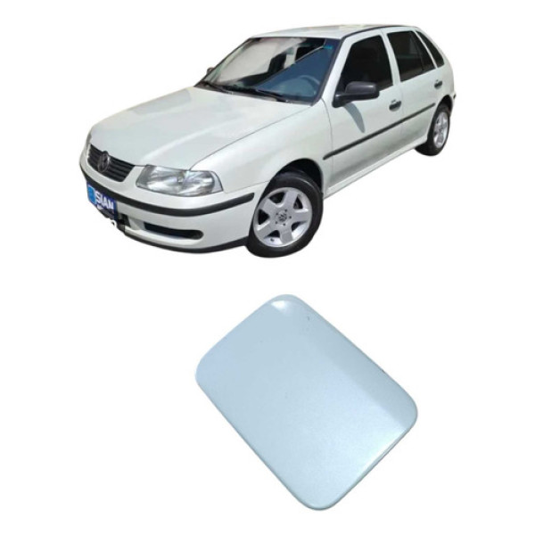 Tampa Portinhola Tanque Combustível Volkswagen Gol 2000 Prateado 2000