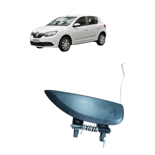  Maçaneta Externa  Dianteira Direita Renault Sandero  2018 Branco Dianteira