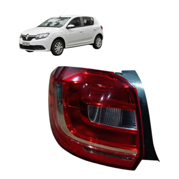Lanterna Traseira Lado Esquerdo Renault Sandero  2018 Esquerdo/motorista