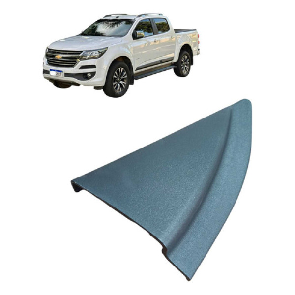 Moldura Interna Retrovisor Esquerdo Chevr  S10 Ltz Fd4a 2018 Branco