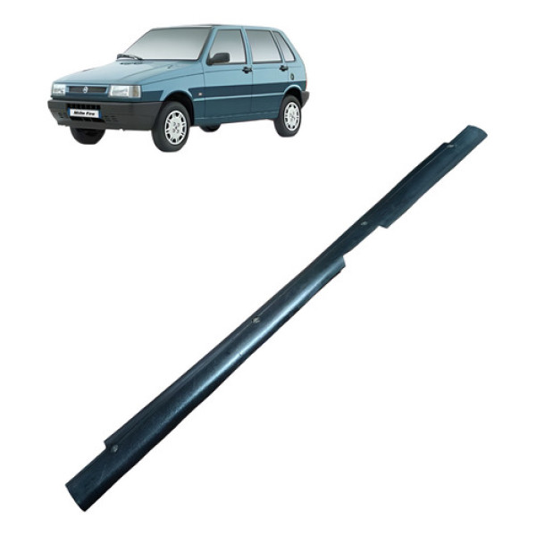 Acabamento Soleira Dianteira Direita Fiat Uno Mille Preto