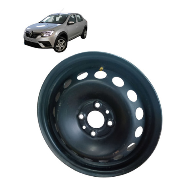Aro Do Renault Logan 1.6 2021 Prateado